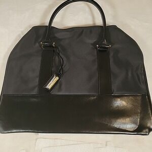 Estee Lauder Large Duffle Bag Travel Bag Black Double Handle